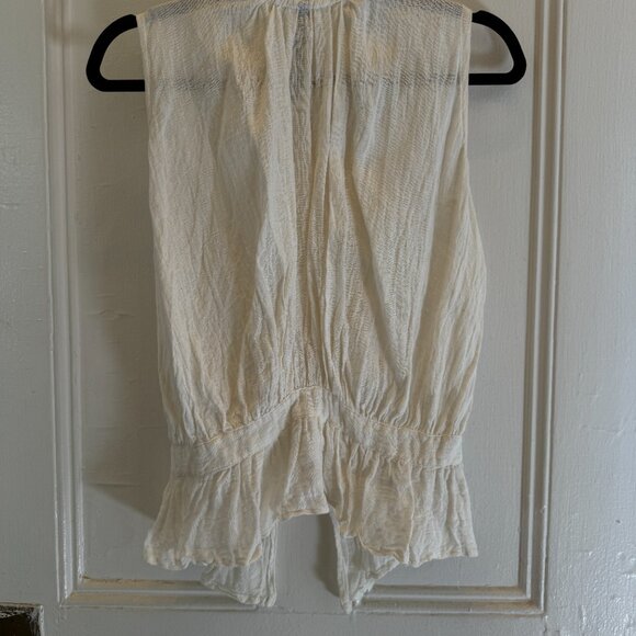 Ovate Magda Top - White Linen M - Picture 6 of 7